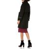 imageCole Haan Womens Belted Raglan Melton Wool CoatBlack