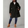 imageCole Haan Womens Belted Wool Classically Elegant Coat for YearRound Style Standard and Plus SizeBlack