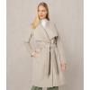 imageCole Haan Womens Belted Wool Classically Elegant Coat for YearRound Style Standard and Plus SizeElegant Bone