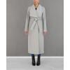 imageCole Haan Womens Slick Wool Wrap CoatWool CoatLt Grey