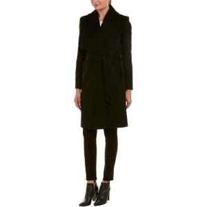 imageCole Haan Womens Belted Wool Classically Elegant Coat for YearRound Style Standard and Plus SizeElegant Black