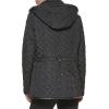 imageCole Haan Womens Faux Trimmed Quilted Signature CoatBlack