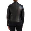 imageCole Haan womens Racer With Quilted Panels Leather JacketBlack