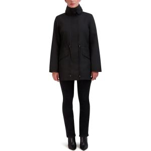 imageCole Haan Womens Adjustable Unlined Packable CoatBlack