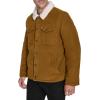 imageLevis Mens Corduroy Sherpa Lined Trucker Jacket Regular ampamp Big ampamp Tall SizesBrown Corduroy