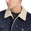 imageLevis Mens Corduroy Sherpa Lined Trucker Jacket Regular ampamp Big ampamp Tall SizesNavy Wide Wale Corduroy
