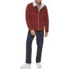 imageLevis Mens Corduroy Sherpa Lined Trucker Jacket Regular ampamp Big ampamp Tall SizesRust Corduroy