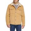 imageLevis Mens Corduroy Sherpa Lined Trucker Jacket Regular ampamp Big ampamp Tall SizesSand Wide Wale Corduroy