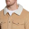imageLevis Mens Corduroy Sherpa Lined Trucker Jacket Regular ampamp Big ampamp Tall SizesTan Corduroy