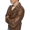 imageLevis Mens Faux Leather Motorcycle JacketSaddle
