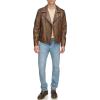 imageLevis Mens Faux Leather Motorcycle JacketSaddle