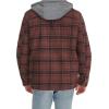 imageLevis Mens Plaid Sherpa Lined Hooded Shirt Jacket Regular ampamp Big ampamp Tall SizesBitter Chocolate Plaid