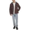 imageLevis Mens Plaid Sherpa Lined Hooded Shirt Jacket Regular ampamp Big ampamp Tall SizesBitter Chocolate Plaid