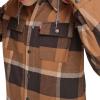imageLevis Mens Plaid Sherpa Lined Hooded Shirt Jacket Regular ampamp Big ampamp Tall SizesBrown Caf Plaid