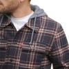 imageLevis Mens Plaid Sherpa Lined Hooded Shirt Jacket Regular ampamp Big ampamp Tall SizesBrown Glen Plaid