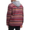 imageLevis Mens Plaid Sherpa Lined Hooded Shirt Jacket Regular ampamp Big ampamp Tall SizesBurgundy Stripe Plaid
