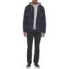 imageLevis Mens Plaid Sherpa Lined Hooded Shirt Jacket Regular ampamp Big ampamp Tall SizesHooded Navy Ombre Plaid