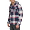 imageLevis Mens Plaid Sherpa Lined Hooded Shirt Jacket Regular ampamp Big ampamp Tall SizesNavyRed Skater Plaid