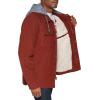 imageLevis Mens Plaid Sherpa Lined Hooded Shirt Jacket Regular ampamp Big ampamp Tall SizesRust Corduroy