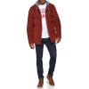 imageLevis Mens Plaid Sherpa Lined Hooded Shirt Jacket Regular ampamp Big ampamp Tall SizesRust Corduroy