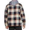 imageLevis Mens Plaid Sherpa Lined Hooded Shirt Jacket Regular ampamp Big ampamp Tall SizesSkater Plaid
