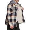 imageLevis Mens Plaid Sherpa Lined Hooded Shirt Jacket Regular ampamp Big ampamp Tall SizesSkater Plaid