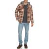 imageLevis Mens Plaid Sherpa Lined Hooded Shirt Jacket Regular ampamp Big ampamp Tall SizesSunset Ombre Plaid