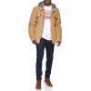 imageLevis Mens Plaid Sherpa Lined Hooded Shirt Jacket Regular ampamp Big ampamp Tall SizesTan Corduroy