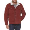 imageLevis Mens Corduroy Sherpa Lined Trucker Jacket Regular ampamp Big ampamp Tall SizesRust Corduroy