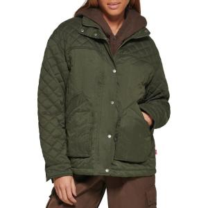 imageLevis Womens Diamond Quilted Field JacketArmy Green