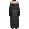 imageKenneth Cole Womens Faux FurTrim Maxi PufferExposed Zip Black