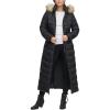 imageKenneth Cole Womens Faux FurTrim Maxi PufferExposed Zip Black