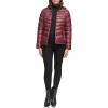 imageKenneth Cole womens Solid Hooded Puffer JacketHooded Packable Wine