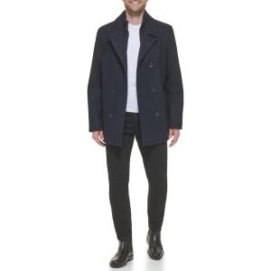 imageKenneth Cole mens Mens Wool Top CoatPea Coat Charcoal