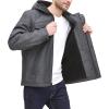 imageDOCKERS mens Arctic Cloth Sherpa Storm JacketGraphite Heather Soft Shell