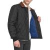 imageDOCKERS mens Diamond Quilted Jacket With Corduroy CollarBlack