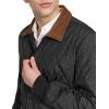 imageDOCKERS mens Diamond Quilted Jacket With Corduroy CollarBlack