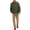 imageDOCKERS mens Diamond Quilted Jacket With Corduroy CollarOlive