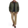 imageDOCKERS mens Diamond Quilted Jacket With Corduroy CollarOlive