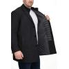 imageDOCKERS mens Henry Wool Blend Top Coat Regular and Big ampamp Tall SizesBlack