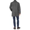imageDOCKERS mens Henry Wool Blend Top Coat Regular and Big ampamp Tall SizesCharcoal Herringbone