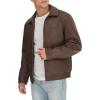 imageDOCKERS mens James Faux Leather Jacket Regular Big ampamp Tall SizesBrown