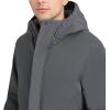 imageDOCKERS mens Softshell Midlength Hooded City CoatAsphalt