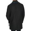 imageDOCKERS mens The Henry Wool Blend Top CoatBlack With Scarf