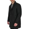 imageDOCKERS mens The Henry Wool Blend Top CoatBlack With Scarf