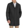 imageDOCKERS mens The Henry Wool Blend Top CoatCharcoal With Scarf
