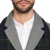 imageDOCKERS mens The Henry Wool Blend Top CoatLight Grey With Scarf