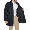 imageDOCKERS mens The Henry Wool Blend Top CoatNavy With Scarf