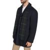 imageDOCKERS mens The Henry Wool Blend Top CoatNavy With Scarf