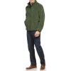 imageDOCKERS mens Zip Front Sherpa Fleece Jacket With Chest PocketDark Olive